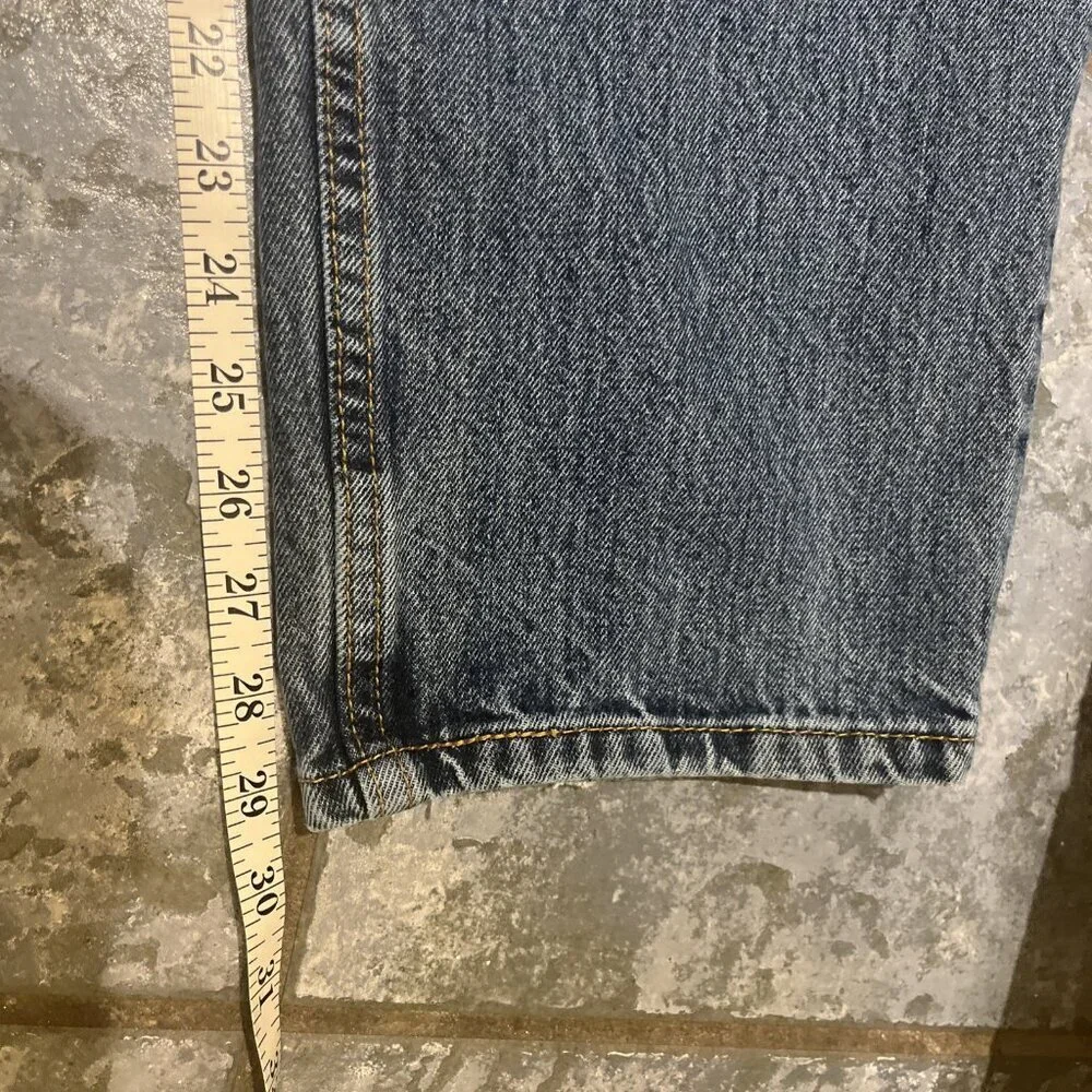 Levis 550 Jeans Mens Sz 36x32 * 33x 29.5* Blue Denim 90’s Classic Cowboy Western